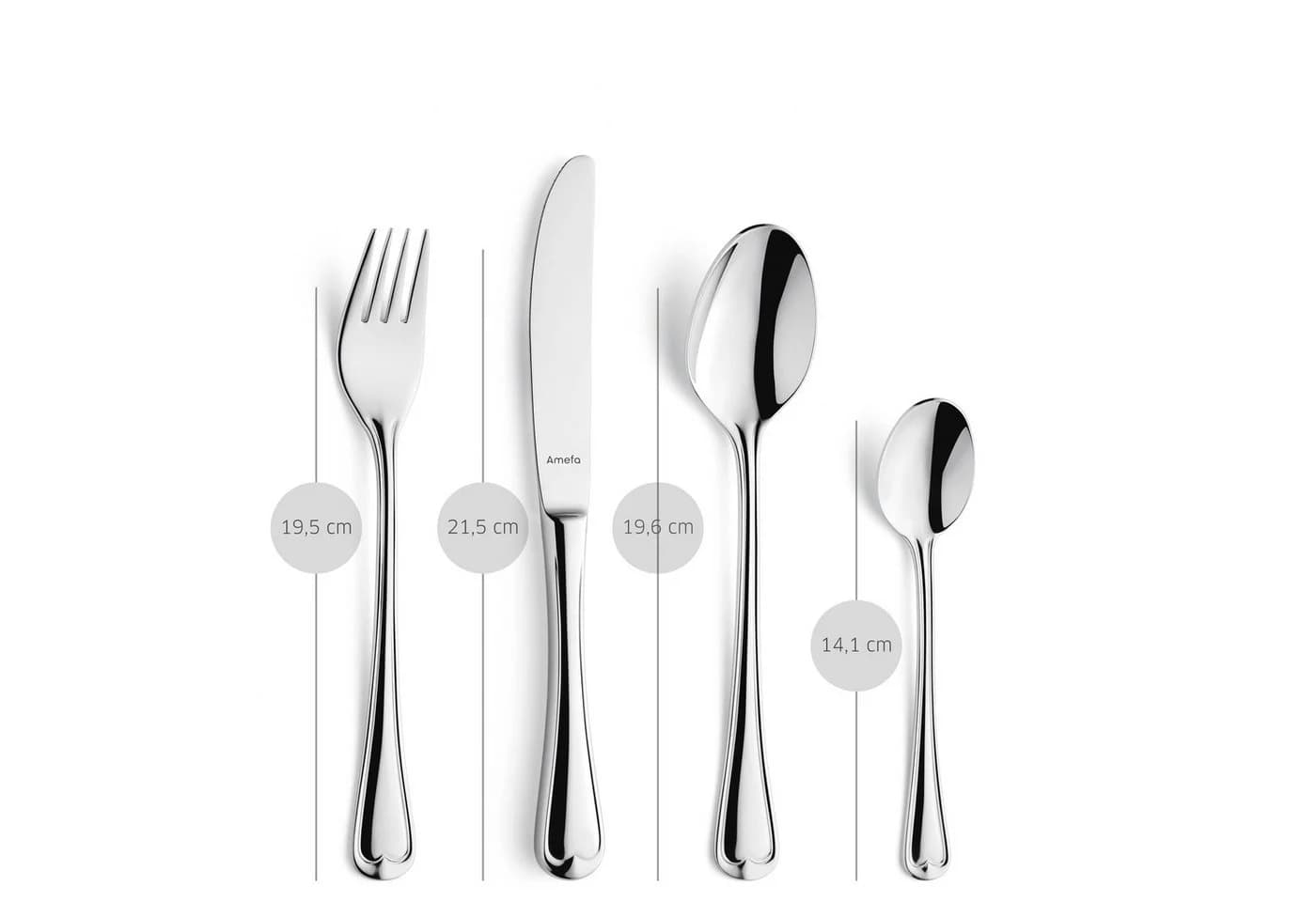 Amefa Besteck-Set ELEGANCE 24-tlg. 6 Pers. Edelstahl Rostfrei 18/10 Silber - Bild 5
