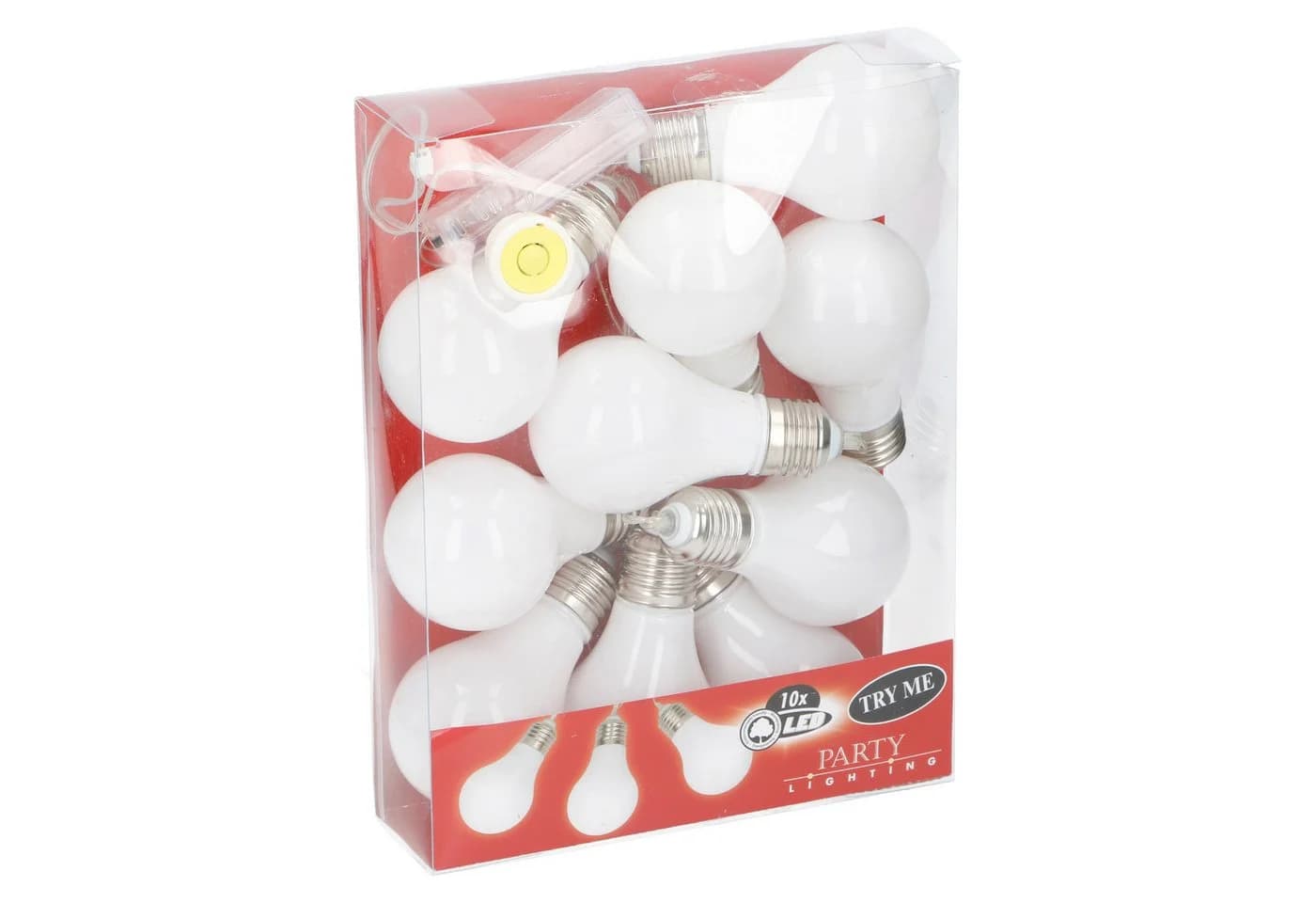 EDCO Deko-Lichterkette Warmweiß 10x Glühlampenform Batteriebetrieben - Bild 5