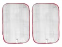 EDCO Bügeltuch Set 2x Transparent Weiß 40x60cm Bügelschutz Bild 2