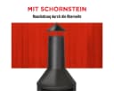 Bbq Collection Terrassenofen mit Schornstein Feuerschale Metall Schwarz Bild 3
