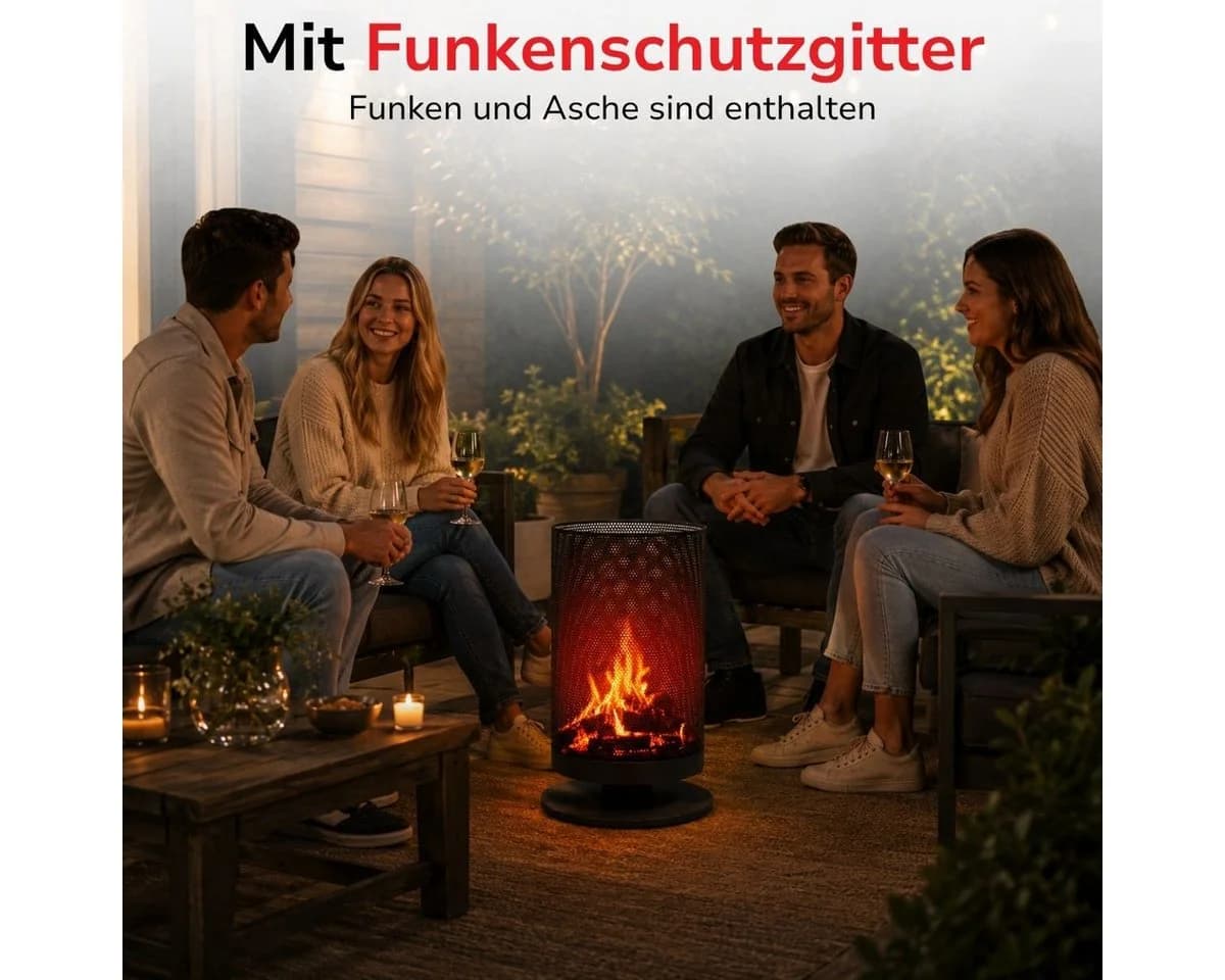 Bbq Collection Feuerschale Schwarz 44,5 cm - Bild 5