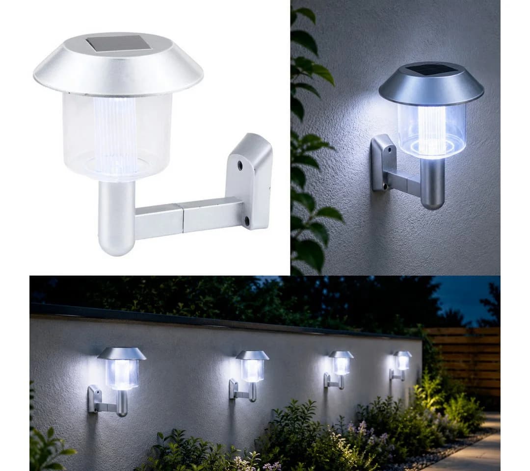 Grundig Solar-Wandleuchte LED Gartenleuchte Außen - Bild 2