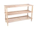 Alpina Schuhschrank 3-Lagen Braun Holz Schuhregal Bild 2