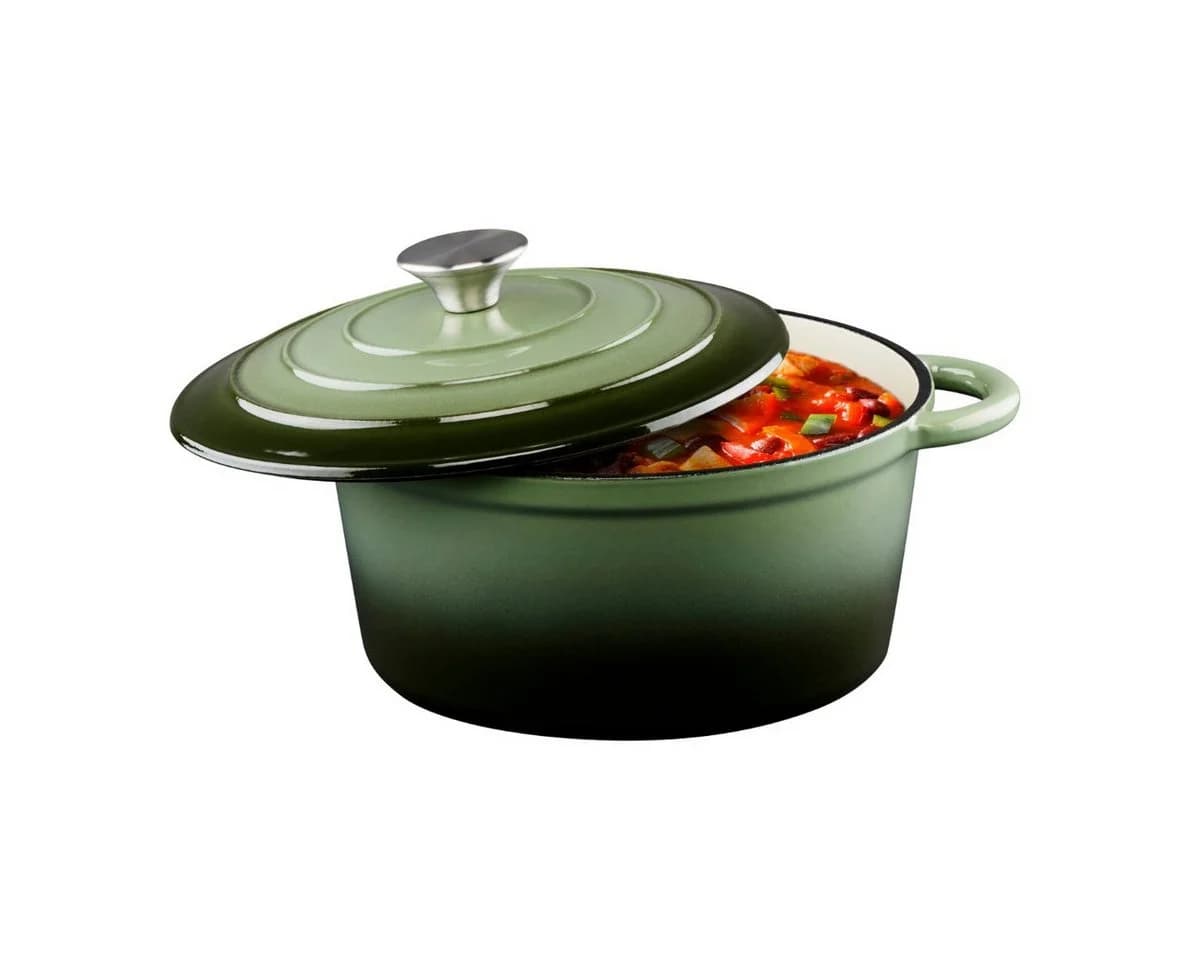 Alpina Dutch Oven Gusseisen Topf 3,8 L Induktion Grün - Bild 2