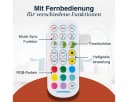 Grundig RGB LED Stehlampe mit Musikmodus und Dimmer Schwarz Bild 4