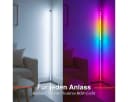Grundig RGB LED Stehlampe mit Musikmodus und Dimmer Schwarz Bild 5