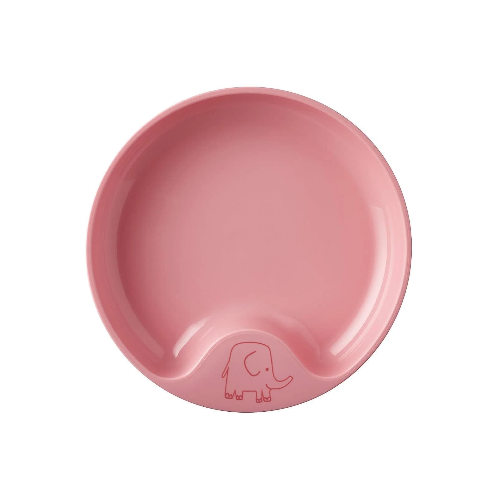 MEPAL Lernteller Mio Pink 17,6 cm mit Einbuchtung