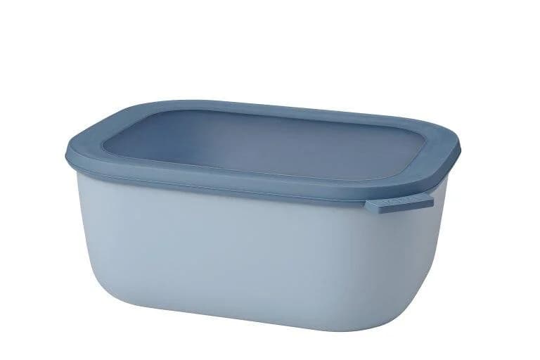 Multischüssel Cirqula 3000 ml BPA-frei Plastik Kunststoff Blau