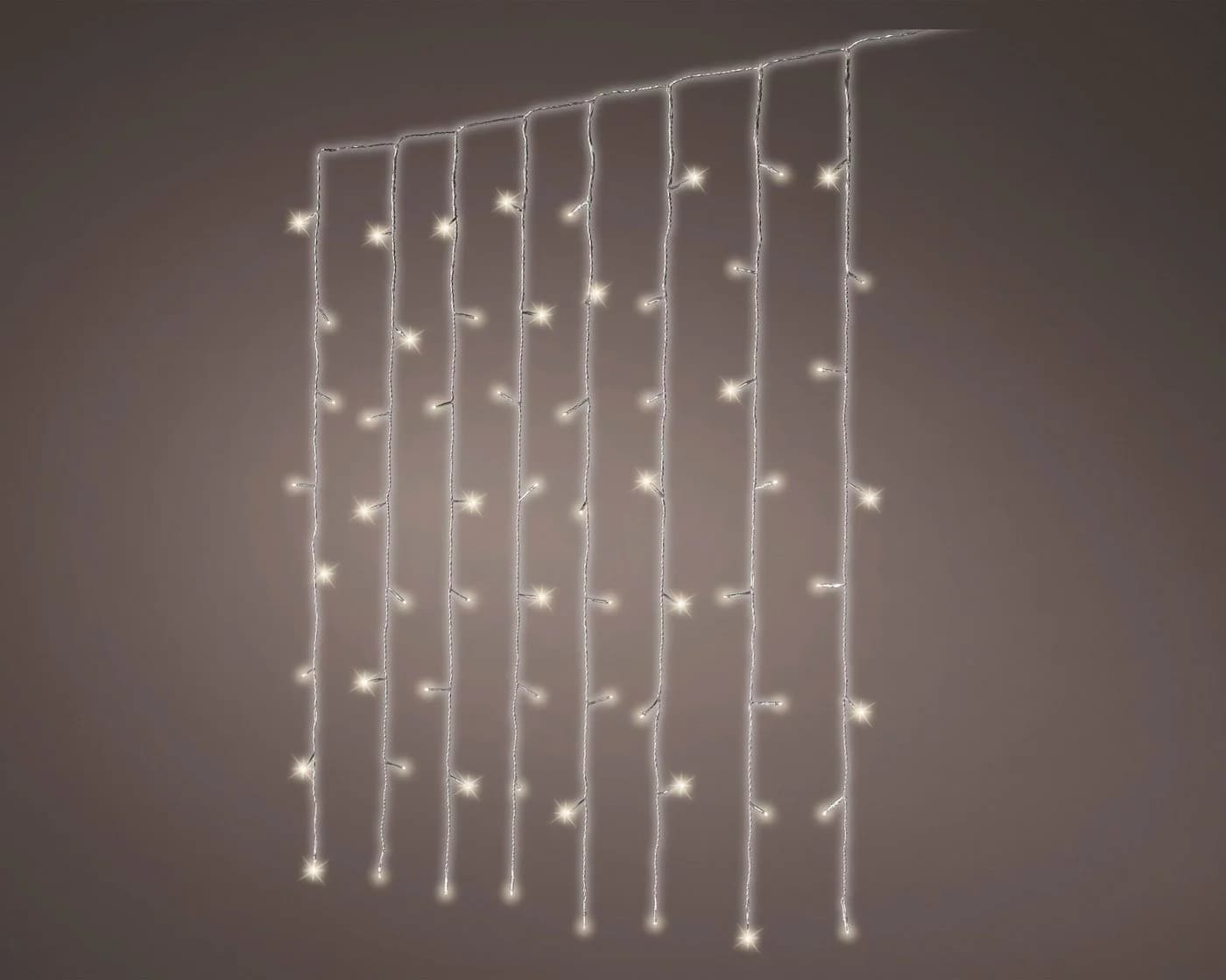 Lumineo Lichtervorhang CURTAIN LIGHTS 240 LED 2x2 m Warm Weiß - Bild 4