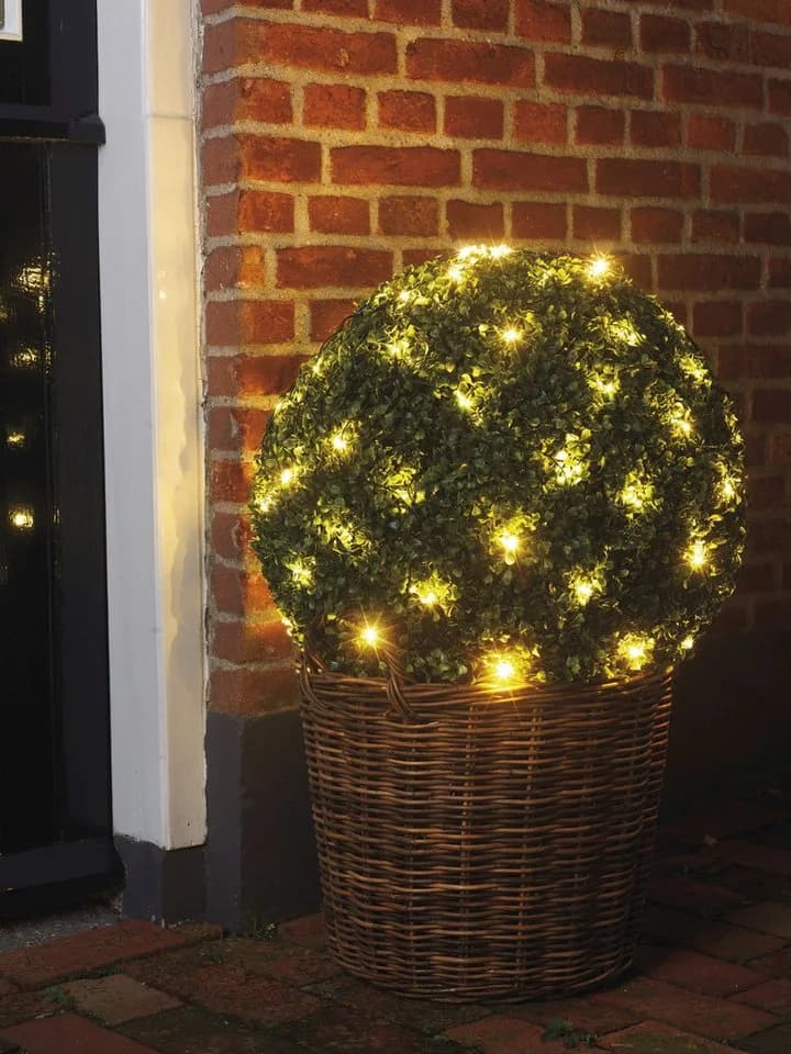Lumineo Buchsbaumhecken-Netzbeleuchtung 80 LED Warmweiß - Bild 3