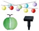 Lumineo LED Solarlichterkette Bunt 4,5m Dauerlicht Garten Bild 2