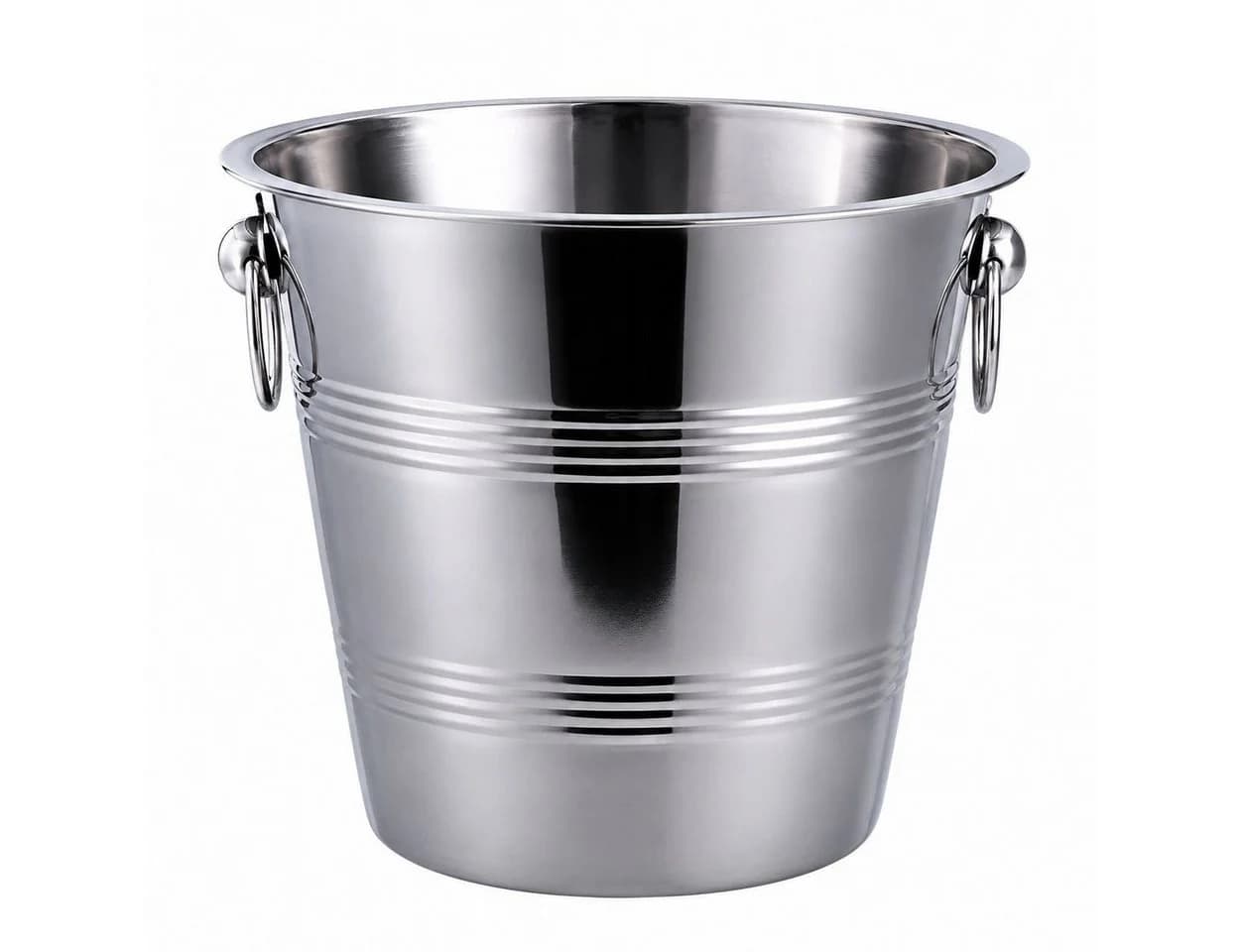 Koopman Sektkühler Edelstahl 22 cm Silber - Bild 2