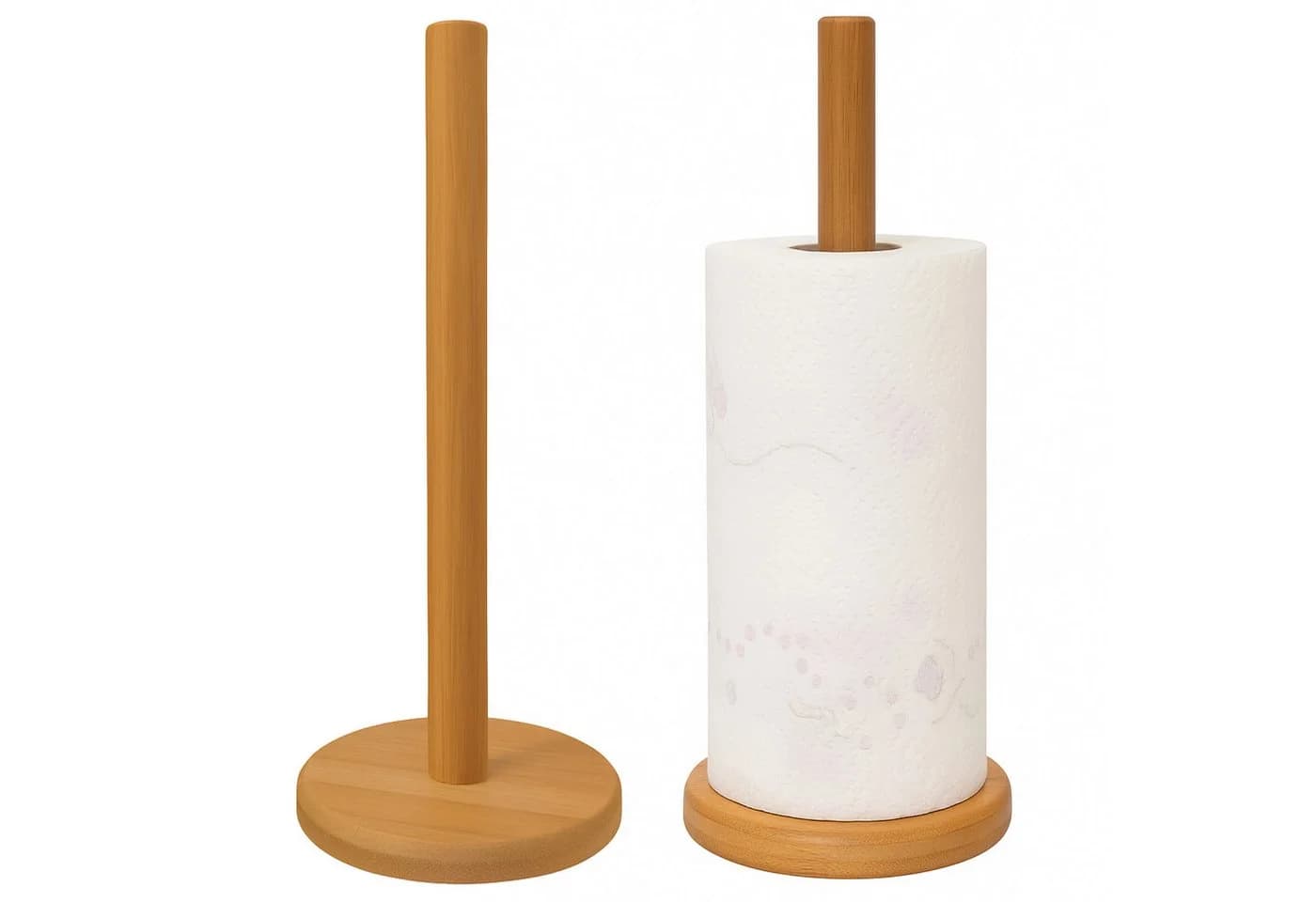 Koopman Küchenrollenhalter Bambus Braun - Bild 4