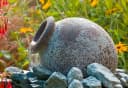Ubbink Gartenbrunnen Orange Terrakotta Amphore mit Pumpe Bild 2