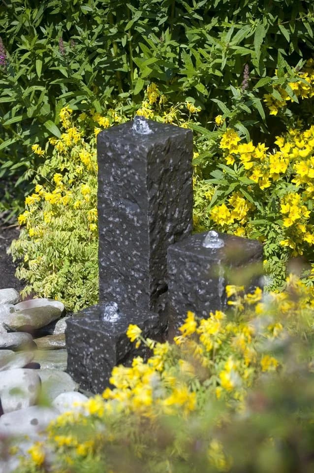 Gartenbrunnen UBBINK Taranto Anthrazit Granit Wasserspiel - Bild 2