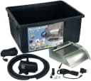 UBBINK Wasserfall Nevada Set 30 cm mit LED-Beleuchtung inkl. Wasserbecken Silber Bild 2