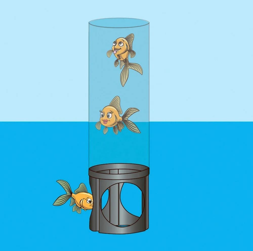 Fischturm UBBINK FishTower 66 Schwarz Kunststoff - Bild 3