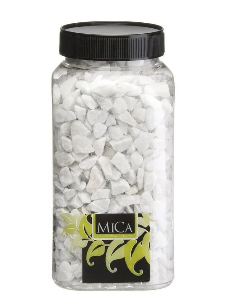 Mica Decorations Dekorative Steine Weiß 650 ml Stein - Bild 2