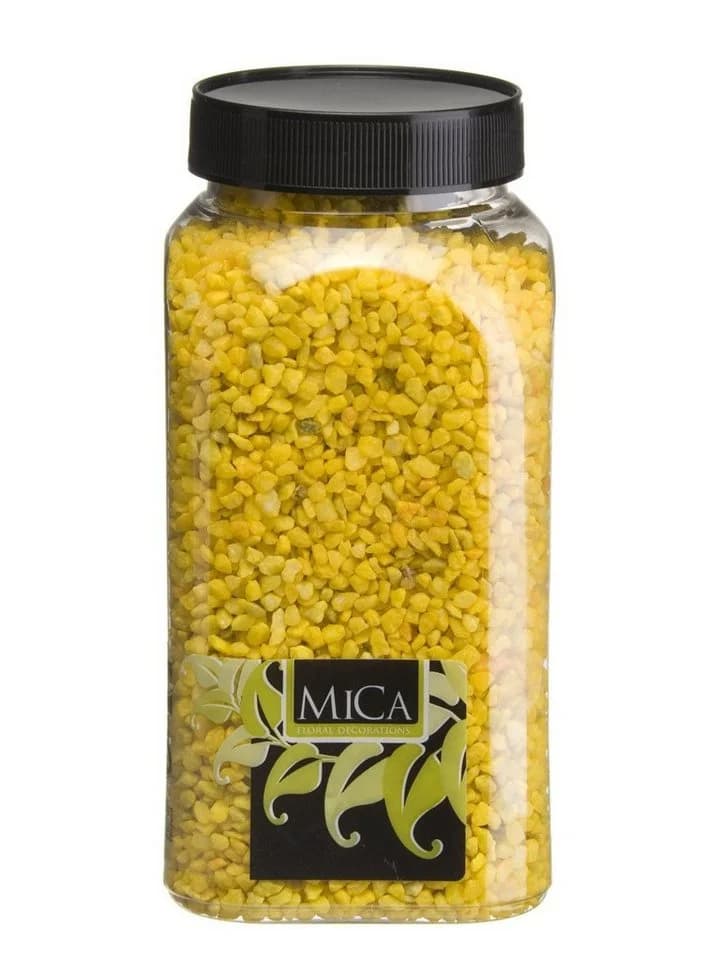 Mica Decorations Dekosteine Gelb 650 ml Dekoration Granulat