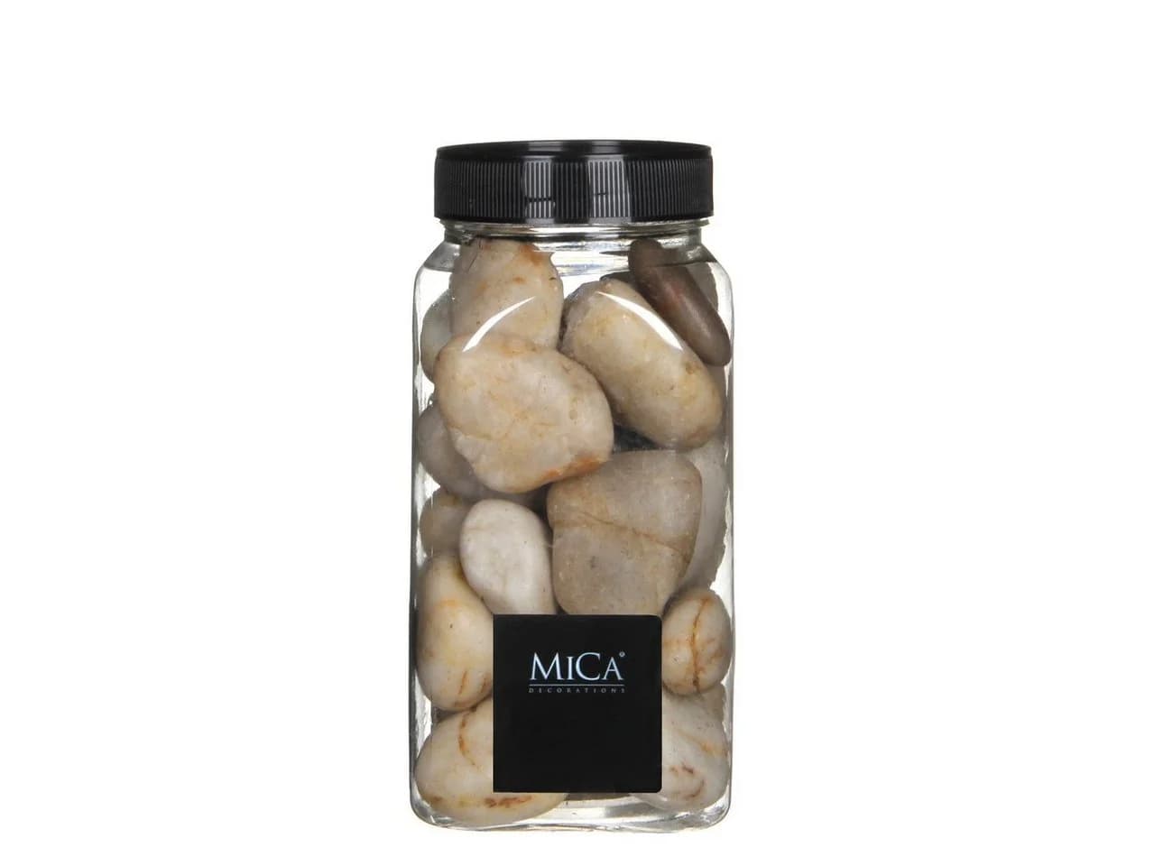 Mica Decorations Dekorative Steine Beige Groß 650 ml - Bild 2