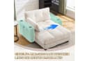 LVHOM Polsterliege Ottomane Beige Modular mit USB-Anschluss Bild 4
