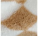 PURECOZY Hochflor-Teppich Mikrofaser Braun-Weiß Bild 3