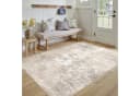 PURECOZY Teppich Beige Abstrakt Rutschfest Waschbar Bild 1
