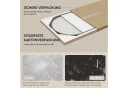 Teravin Ganzkörperspiegel Bogen Design Schwarz Aluminium Rahmen Bild 5