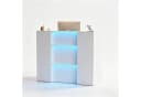PEALOV Empfangstheke mit RGB-LED-Beleuchtung und Stauraum Bild 3