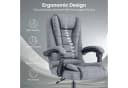 Gywowken Drehstuhl Grau Ergonomisch mit Fußstütze & 130° Neigung Bild 3
