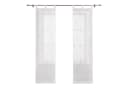 Joyswahl Schiebegardine 2 St. Transparent Voile Wohnzimmer Bild 2