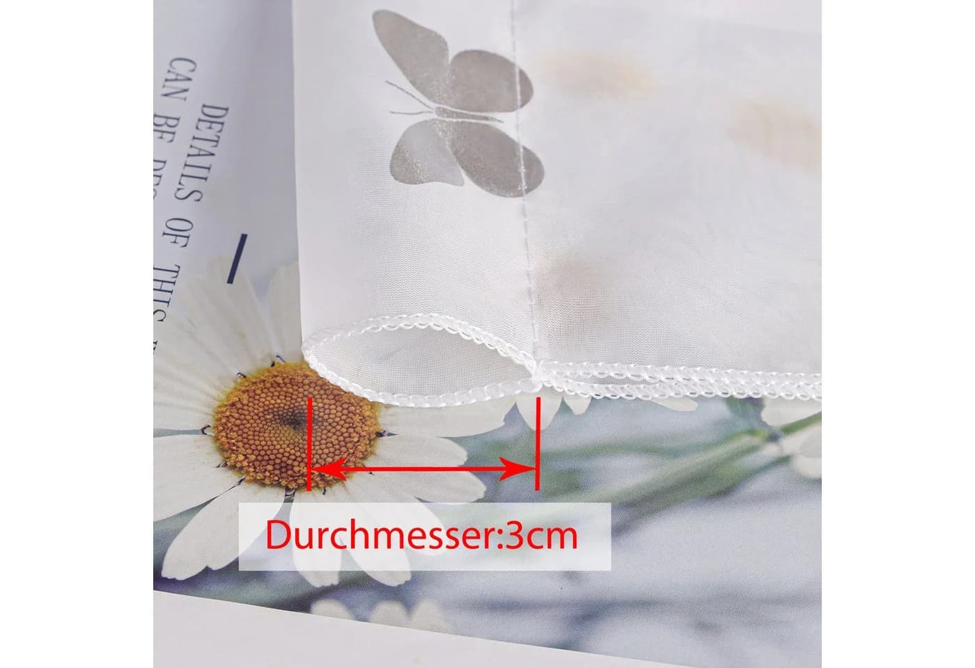 Joyswahl Scheibengardine Daria Transparent mit Schmetterlingen - Bild 4