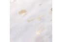 Joyswahl Scheibengardine Daria Stangendurchzug Glänzende Kreise Gold Transparent Bild 4