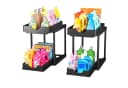 POPOLIC Einlegeboden 2 Stück Ablageregal Waschbecken Regal, Spülschrankregal Organizer Bild 5