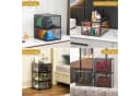 POPOLIC Schuhbox Stapelbar Transparent Hartplastik Bild 1