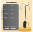 POPOLIC LED Leselampe Buch Klemme USB Wiederaufladbar 24 LEDs Bild 4