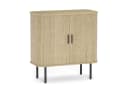 FiveWillowise Sideboard Vielfältiger Aufbewahrungsschrank, Küchenschrank mit 2 Schiebetüren Bild 2