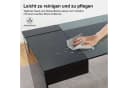oleyluckidea Schreibtisch Schwarz mit Schubladen aus Sicherheitsglas Bild 5