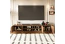 oleyluckidea TV-Schrank TV Board mit Lamellentüren Braun Bild 4