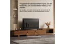 oleyluckidea TV-Schrank Mid-Century Schwarz Braun Bild 5