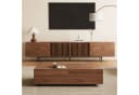 Oleyluckidea TV-Schrank Nussbaum Moderner Medienkonsole mit Stauraum Bild 1
