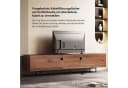 Oleyluckidea TV-Schrank Nussbaum Moderner Medienkonsole mit Stauraum Bild 4