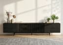 oleyluckidea TV-Schrank Mid-Century Walnuss mit Stauraum Bild 2
