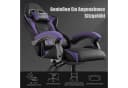 Gywowken Gaming-Stuhl Ergonomisch Lila Höhenverstellbar Bild 1