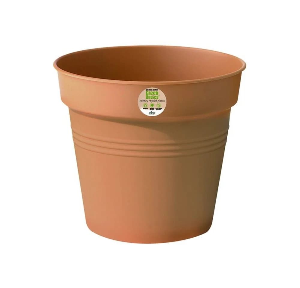 Elho Pflanztopf Green Basics Terracotta Rund