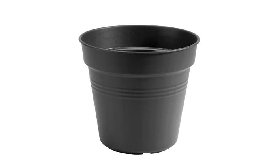 Elho Pflanztopf Green Basics Schwarz Rund