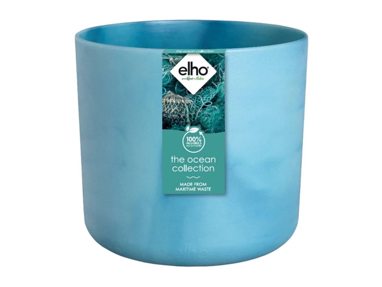 Elho Übertopf The Ocean Collection Atlantikblau Kunststoff - Bild 2