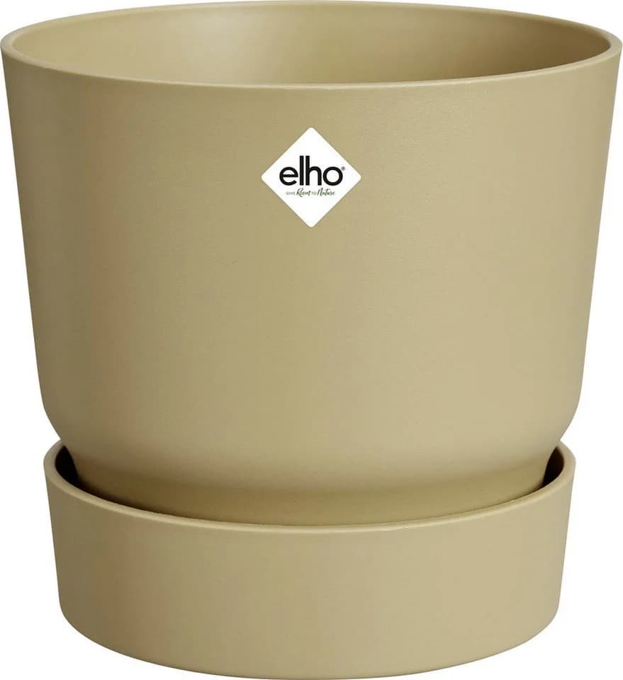 Elho Übertopf Greenville mit integriertem Wasserbehälter Beige