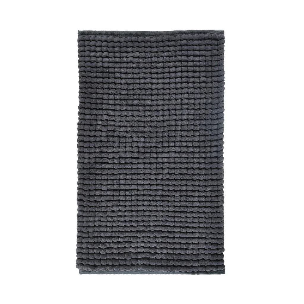 Aquanova Badteppich Axel Graphit Textil Uni 60x100 cm