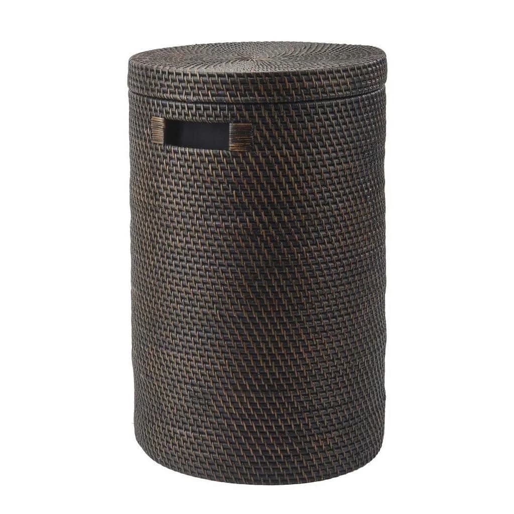 Aquanova Wäschekorb Cino Dunkelbraun Rattan 64 L